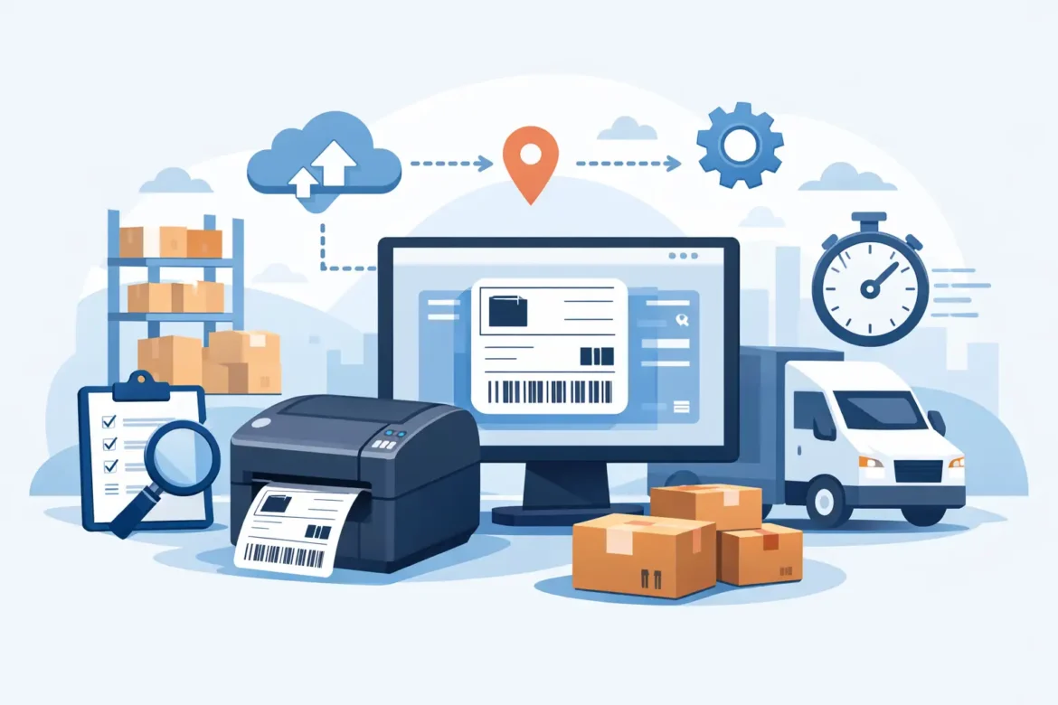 物流標籤列印系統怎麼選才不拖慢出貨